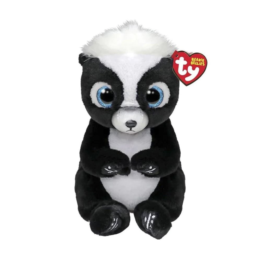 Дитяча м'яконабивна іграшка TY Beanie Bellies Скунс Rukus, від 3 років, 15 см (41288)