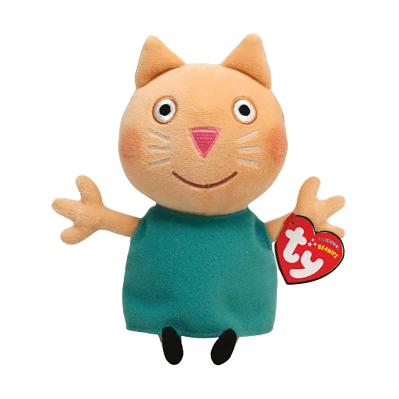 Дитяча м'яконабивна іграшка TY Peppa Pig Кенді Кет, від 3 років, 15 см (46172)